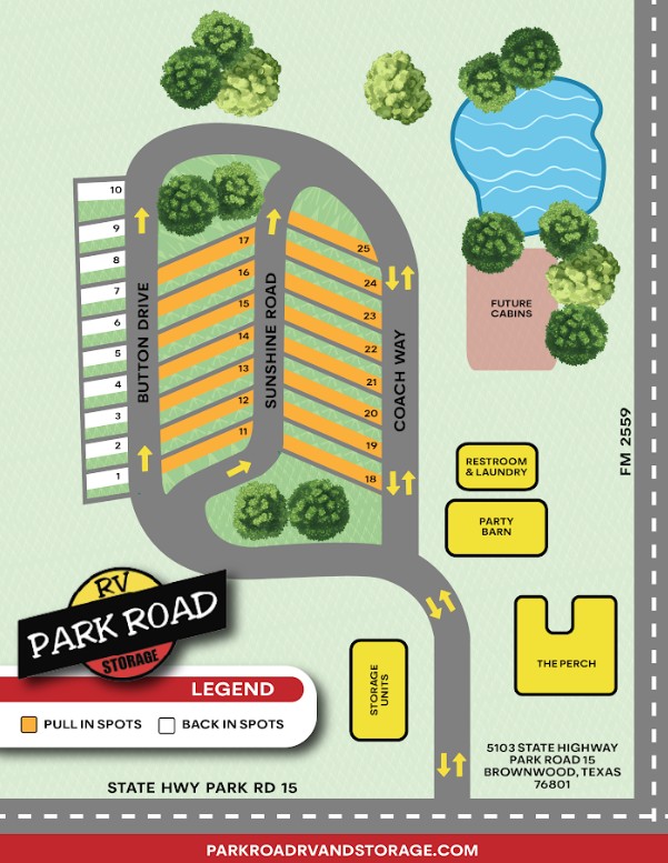 map for RV Park